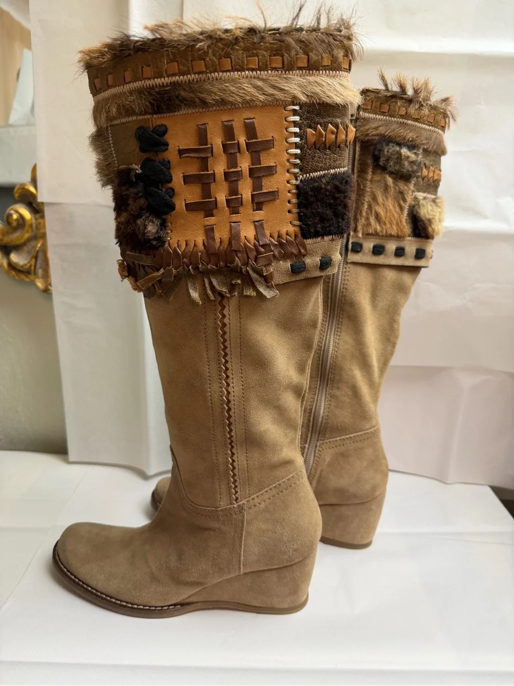 Apepazza tall suede